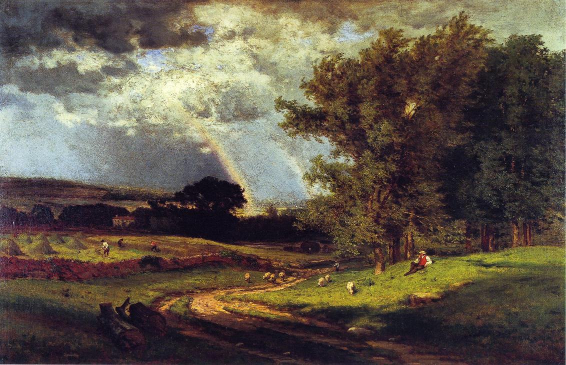 George Inness A Passing Shower